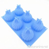 6 Cyclone Onion Head Mousse Mould French Cake Food Grade Silicone Mould - B07GD91WN5